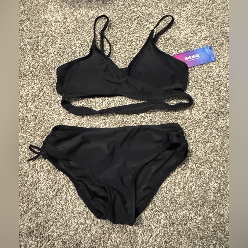 Kids Black Swim Bikini